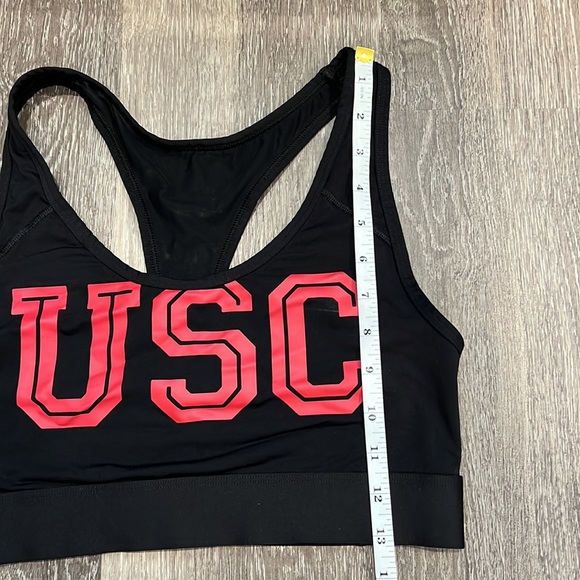 Pink USC Sports Bra Large University of Southern California Victoria's Secret - Picture 3 of 7